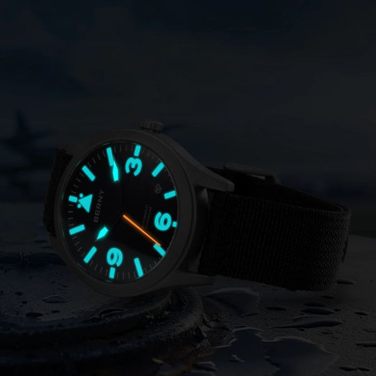 Luxury Miyota Titanium Automatic Sports Watch 40.5mm AMT143M/AMT143MD