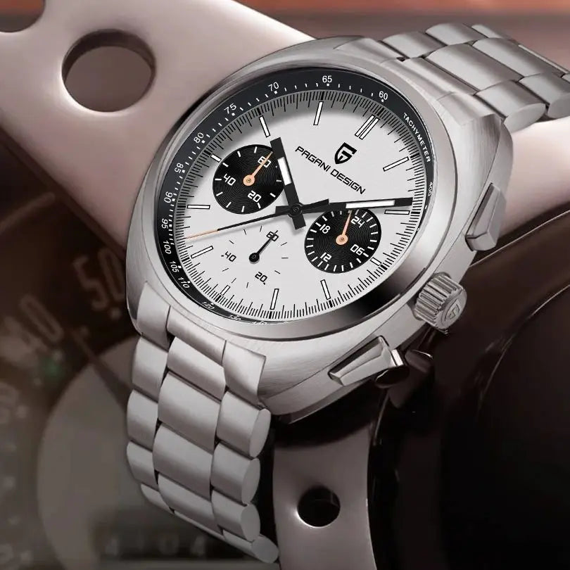 Luxury Panda Chronograph Quartz Sports Watch – 2024 Edition 40mm PD-1782