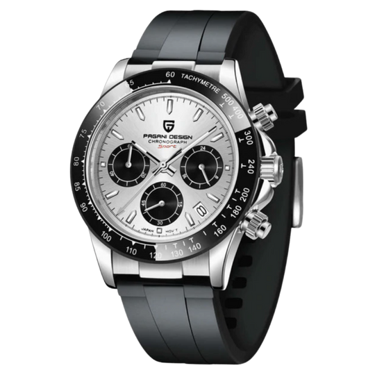Luxury Sport Chronograph Watch with Silicone Strap PD-1664