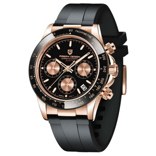 Luxury Sport Chronograph Watch with Silicone Strap PD-1664
