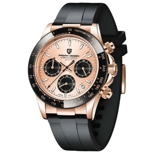 Luxury Sport Chronograph Watch with Silicone Strap PD-1664