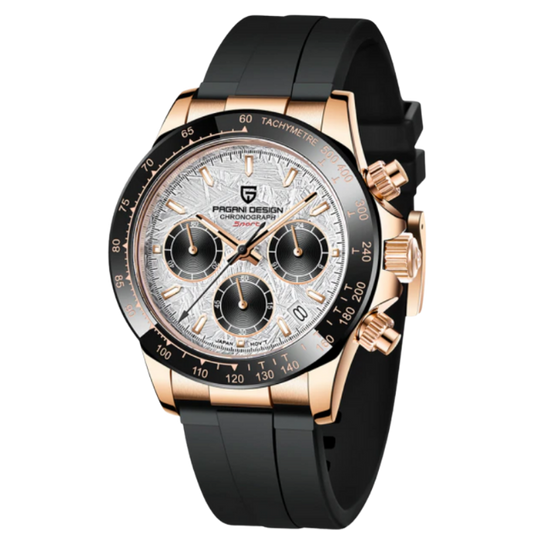 Luxury Sport Chronograph Watch with Silicone Strap PD-1664