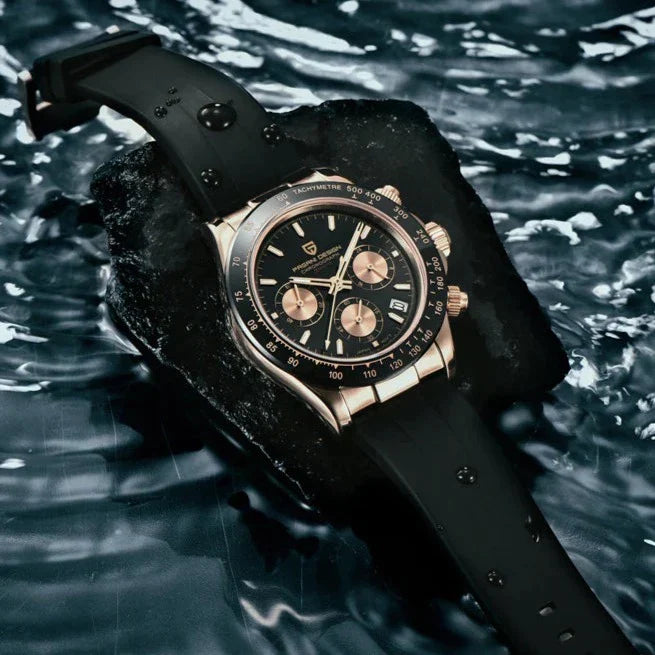Luxury Sport Chronograph Watch with Silicone Strap PD-1664