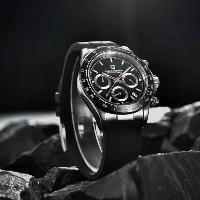 Luxury Sport Chronograph Watch with Silicone Strap PD-1664