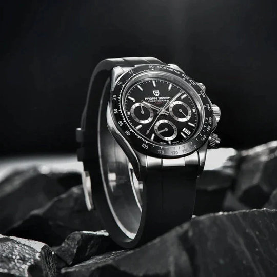 Luxury Sport Chronograph Watch with Silicone Strap PD-1664