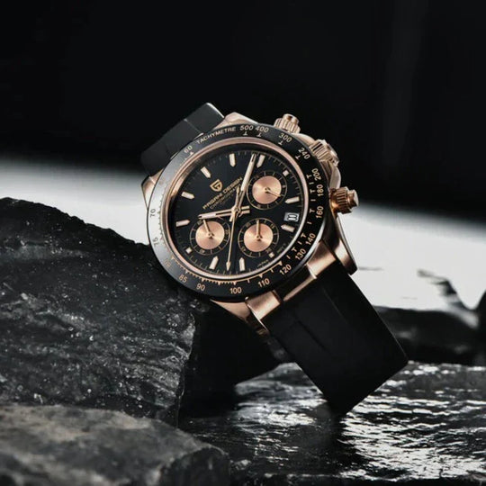 Luxury Sport Chronograph Watch with Silicone Strap PD-1664