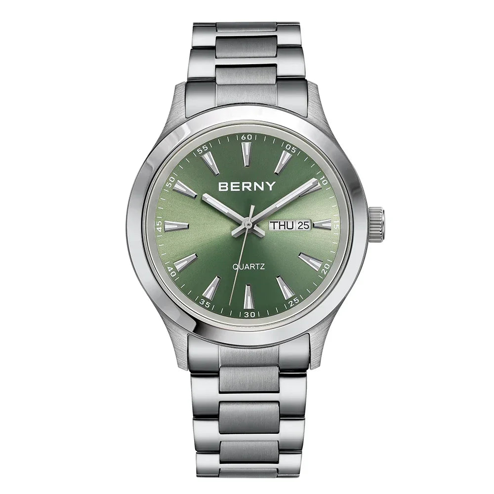 Premium Miyota Style Quartz Watch – 40mm Luminous 2676MSC