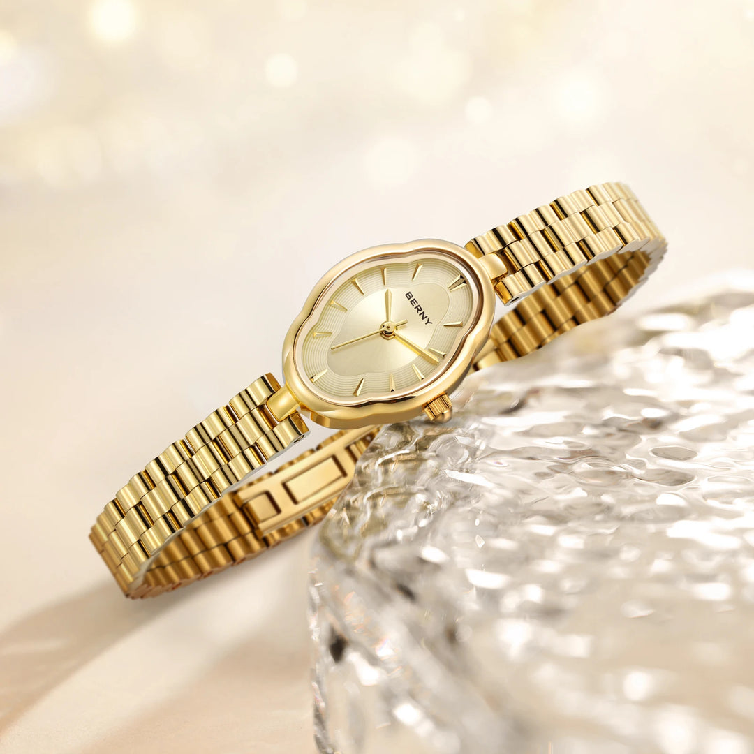 Luxury Elegant Gold Quartz Watch 2946L