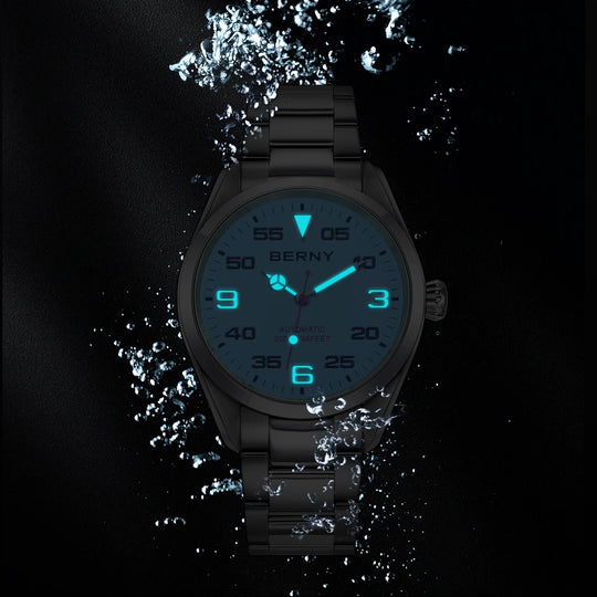 Luxury Automatic Mechanical Watch – Elegant 40mm Stainless Steel AM130M