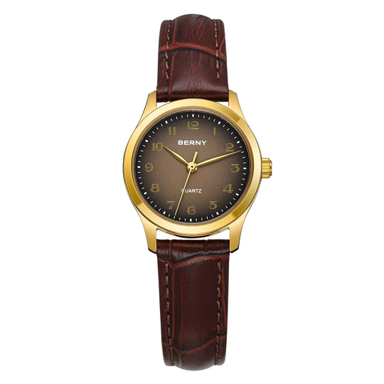 Luxury Quartz Watch – Elegant Gold Case 27mm 2684VL