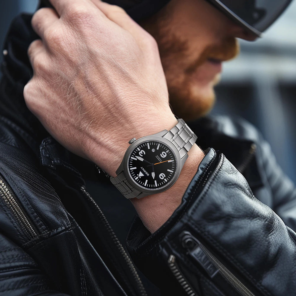 Luxury Miyota Titanium Automatic Sports Watch 40.5mm AMT143M/AMT143MD