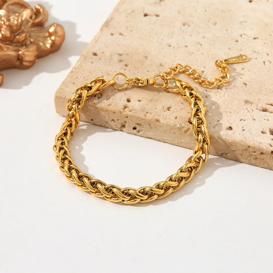 Classic 18K Gold Plated Chain Jewelry Set N348 B191