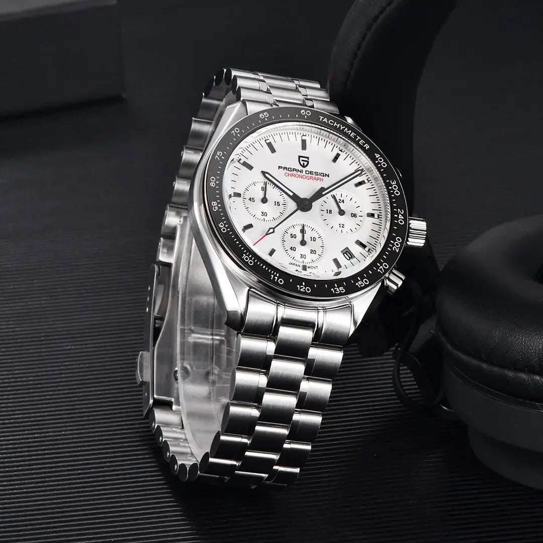 Lxury Classic 40mm Chronograph Quartz Sports Watch PD-1701