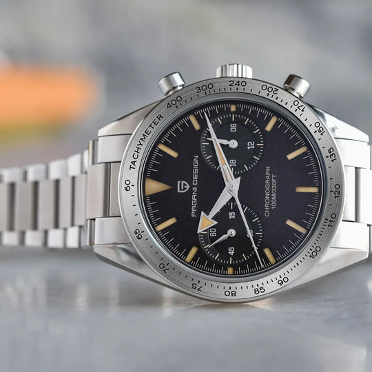 Luxury Classic Chronograph Quartz Sports Watch – Retro 2024 Edition PD-1766