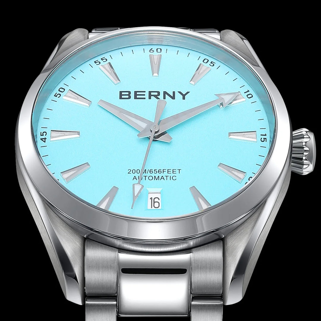 Luxury Automatic Mechanical Watch – Elegant 40mm Stainless Steel AM132M