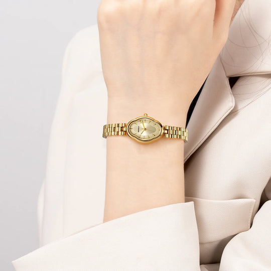 Luxury Elegant Gold Quartz Watch 2946L