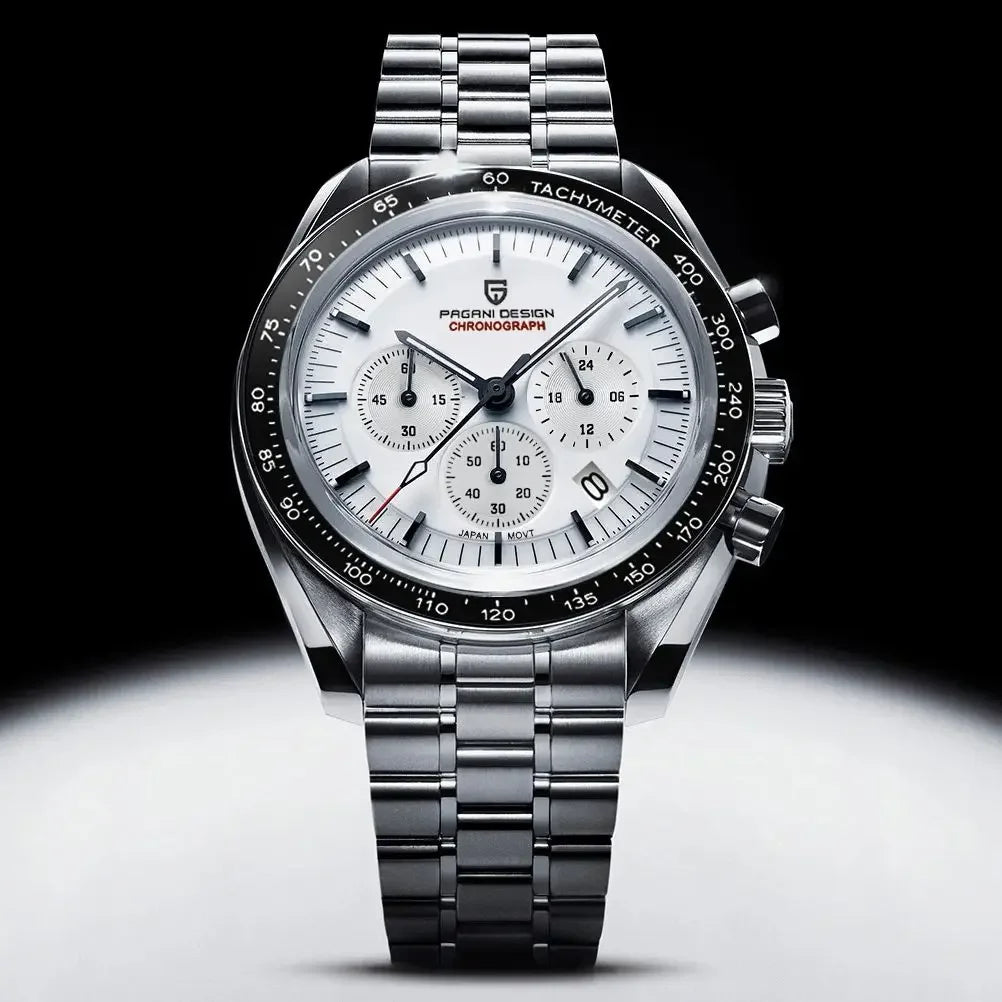Lxury Classic 40mm Chronograph Quartz Sports Watch PD-1701