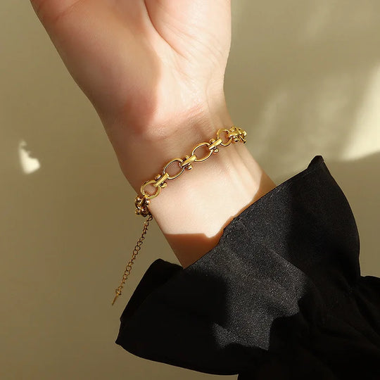 Classic Hip Hop Punk Style Chain Jewelry Set N469 B265