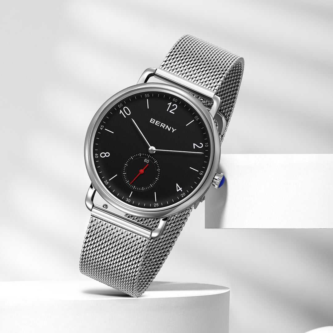 Casual Quartz Watch – 38mm Ultra-Thin Stainless Steel 2929