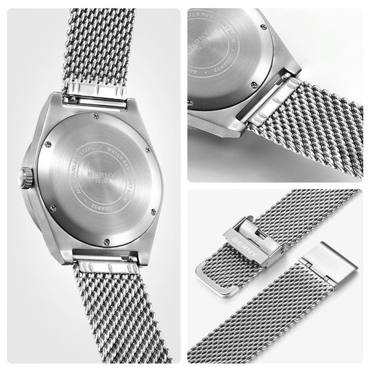 Classic Premium Miyota Quartz Watch – 40mm Stainless Steel 2935MS