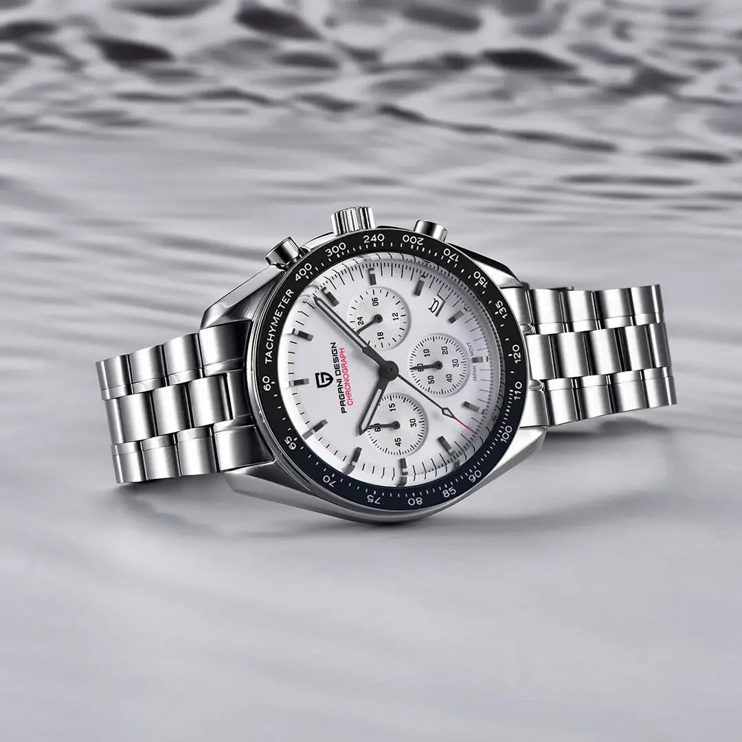 Lxury Classic 40mm Chronograph Quartz Sports Watch PD-1701