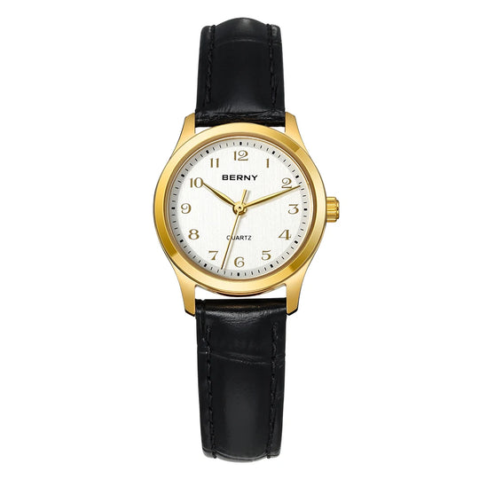 Luxury Quartz Watch – Elegant Gold Case 27mm 2684VL