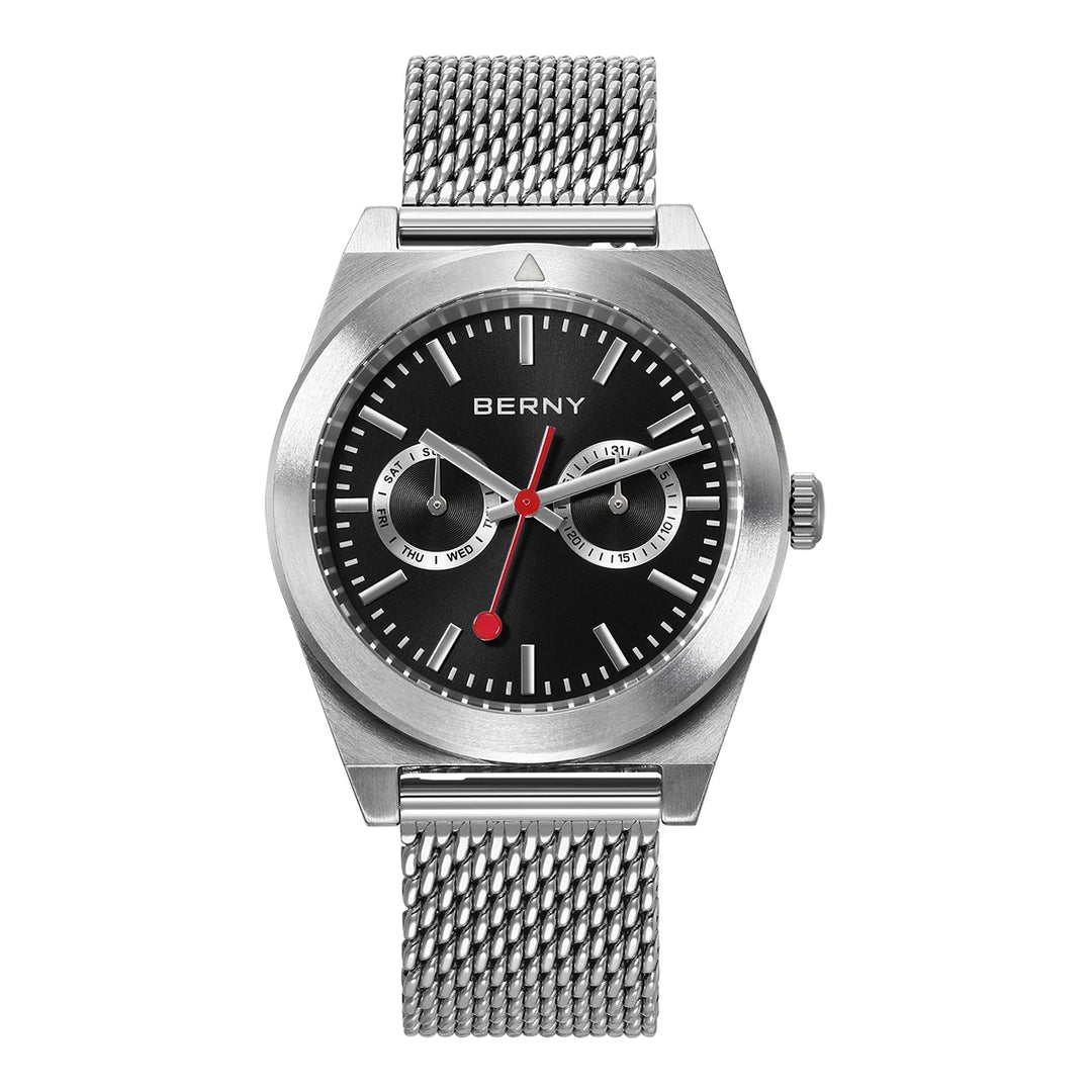 Classic Premium Miyota Quartz Watch – 40mm Stainless Steel 2935MS