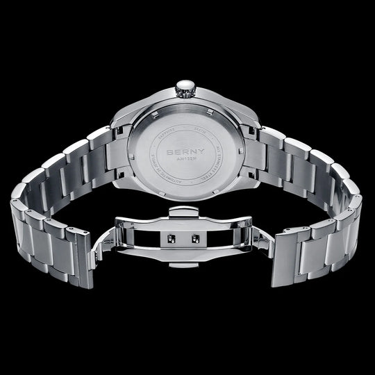 Luxury Automatic Mechanical Watch – Elegant 40mm Stainless Steel AM132M