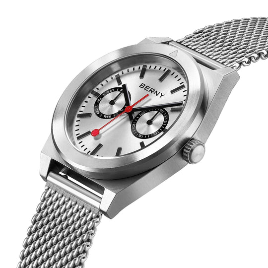 Classic Premium Miyota Quartz Watch – 40mm Stainless Steel 2935MS