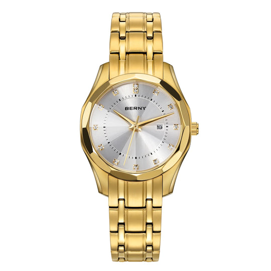 Premium Elegant Gold Quartz Watch 33mm 2664VL