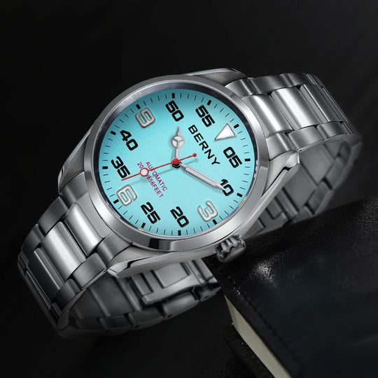 Luxury Automatic Mechanical Watch – Elegant 40mm Stainless Steel AM130M