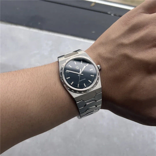 Klassische Luxus-Quarzuhr mit Saphirglas – 37 mm, Ausgabe 2025, PD-YS020