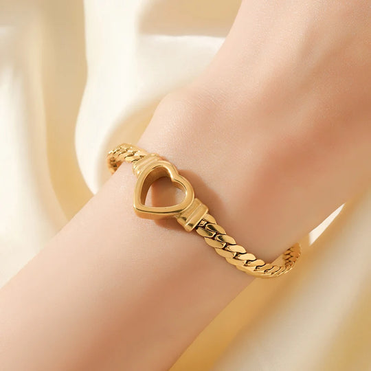 Classic Gold Plated Cuban Link  Jewelry Set N498 B289