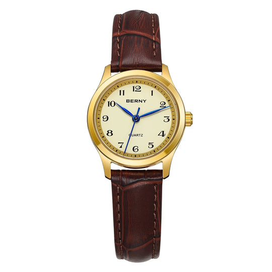 Luxury Quartz Watch – Elegant Gold Case 27mm 2684VL
