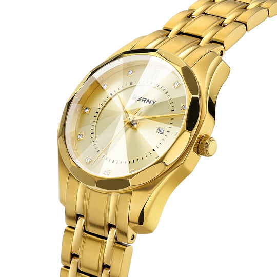 Premium Elegant Gold Quartz Watch 33mm 2664VL