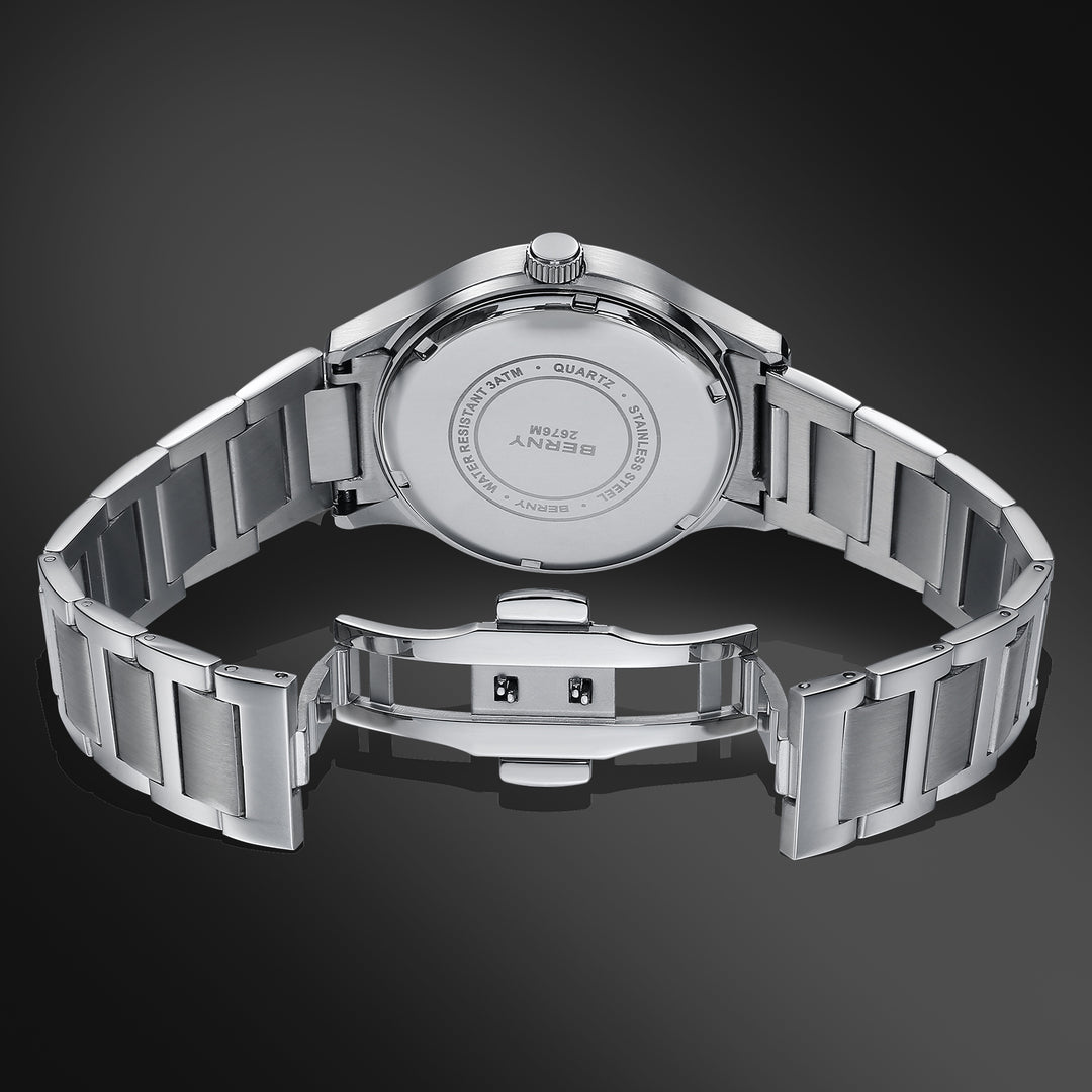 Premium Miyota Style Quartz Watch – 40mm Luminous 2676MSC