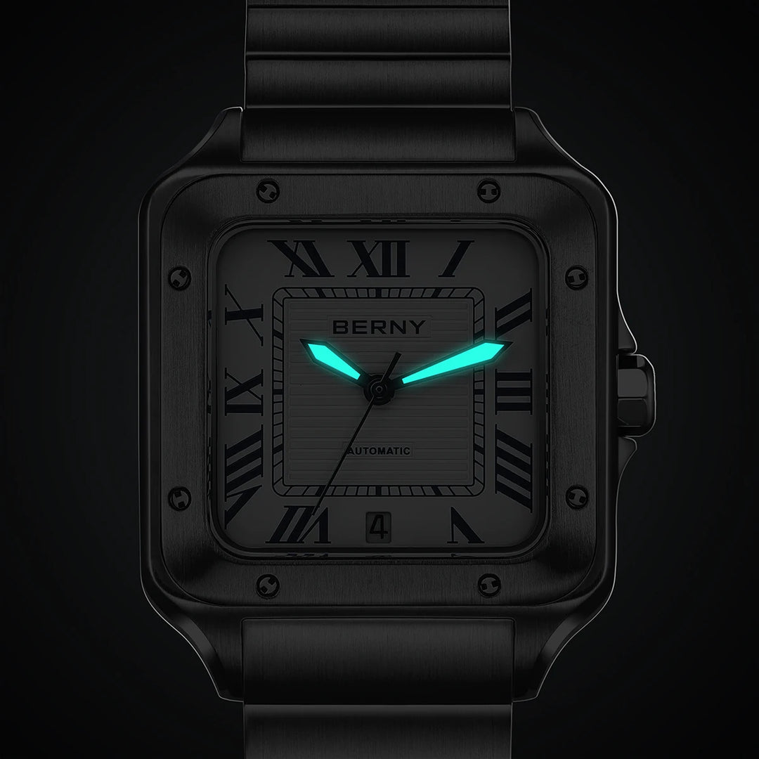 Luxury Miyota Automatic Mechanical Watch – 36mm Stainless Steel AM136VMS