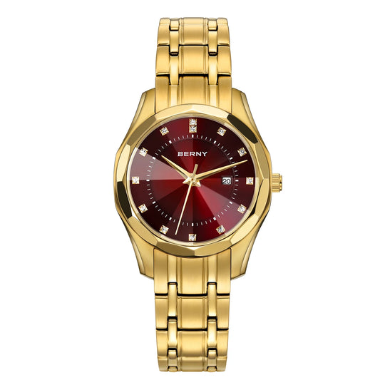 Premium Elegant Gold Quartz Watch 33mm 2664VL