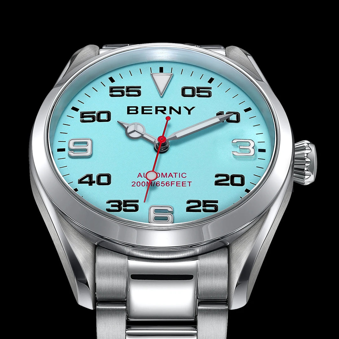 Luxury Automatic Mechanical Watch – Elegant 40mm Stainless Steel AM130M