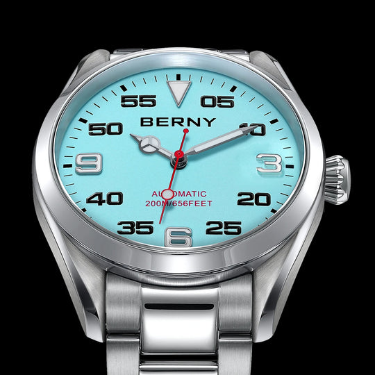 Luxury Automatic Mechanical Watch – Elegant 40mm Stainless Steel AM130M