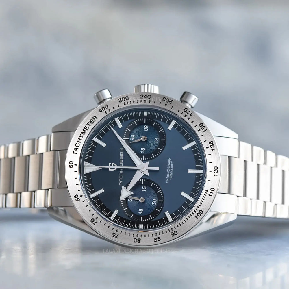 Luxury Classic Chronograph Quartz Sports Watch – Retro 2024 Edition PD-1766