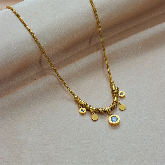 Eleganter Gold Charm Schmuck N1821 B677