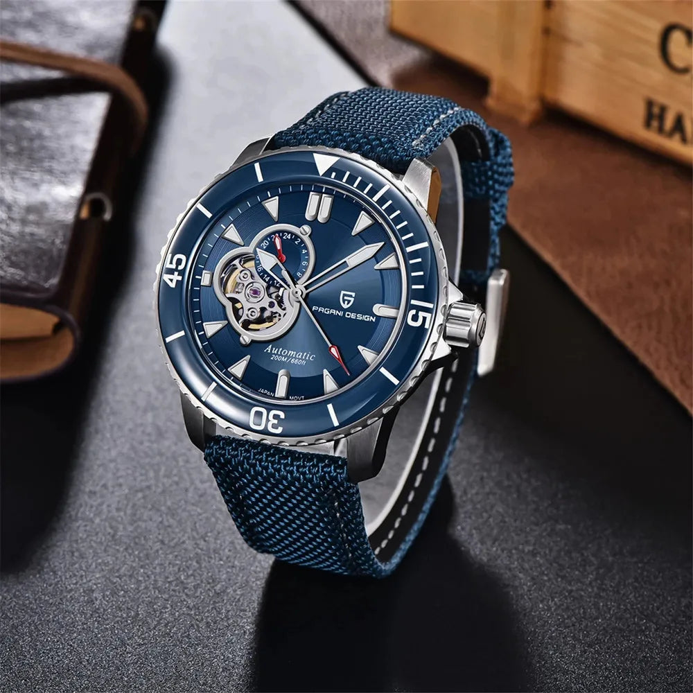 Luxury Tourbillon Style Automatic Mechanical Watch 44mm PD-1674