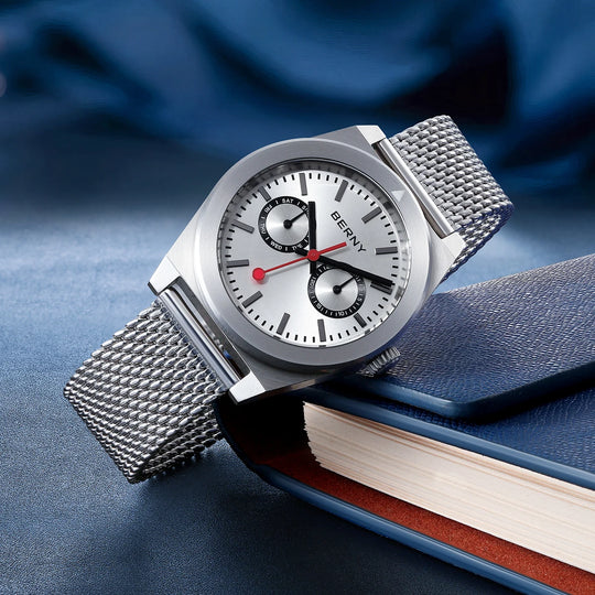 Classic Premium Miyota Quartz Watch – 40mm Stainless Steel 2935MS