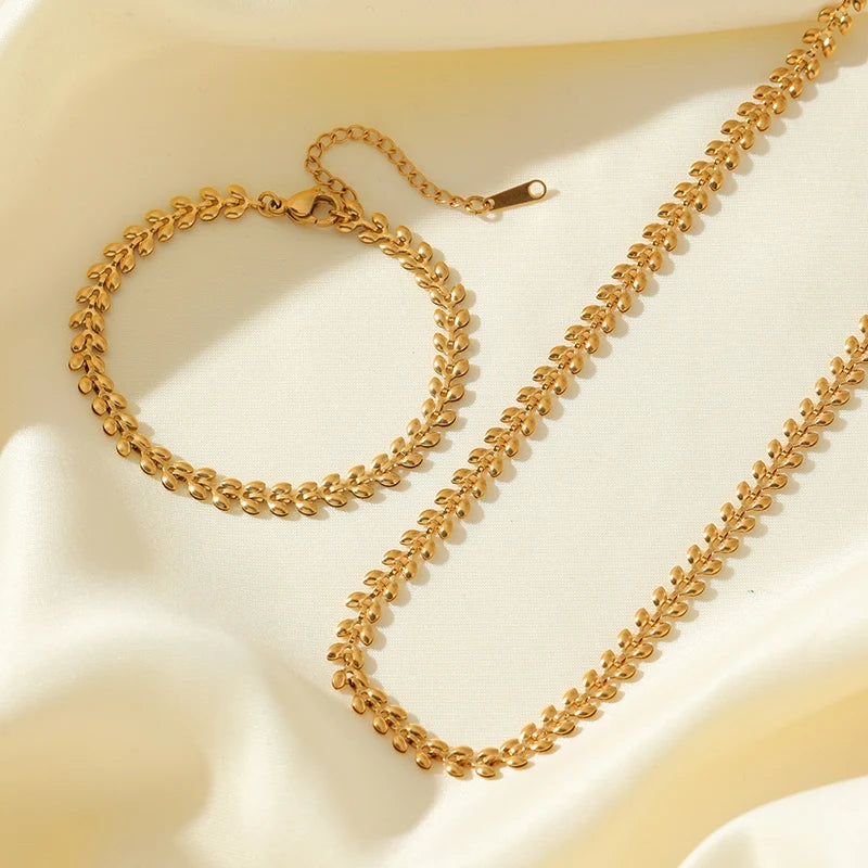 Luxury Gold Chain Jewelry Set N504 B295