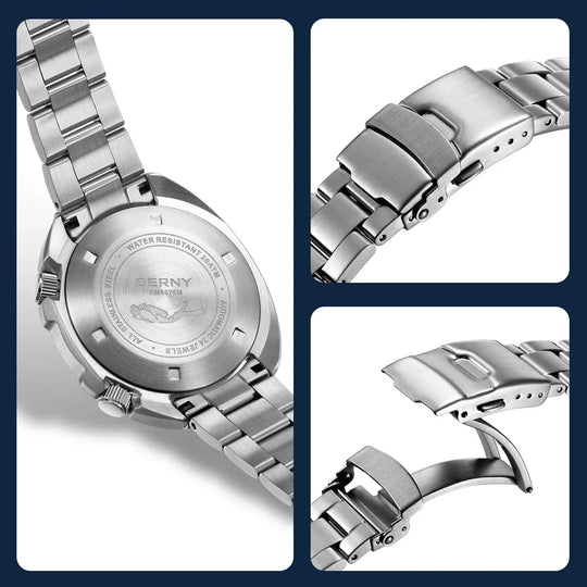 Classic Automatic Mechanical Sports Watch 44mm AM1970MS