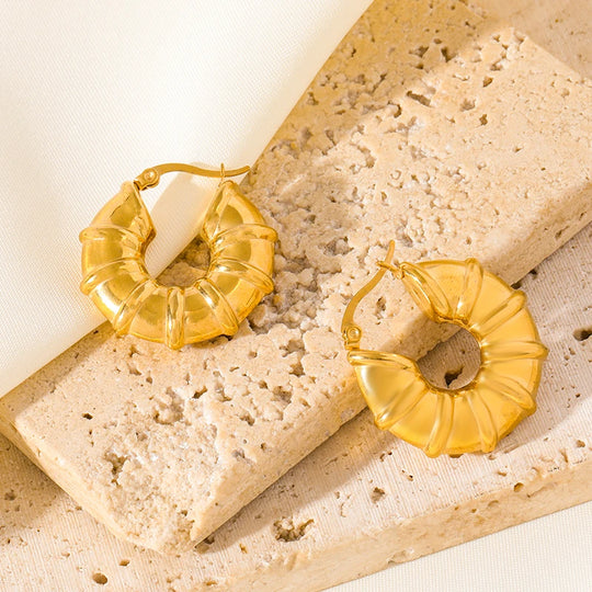 Classic Elegant Hoop Earrings E244