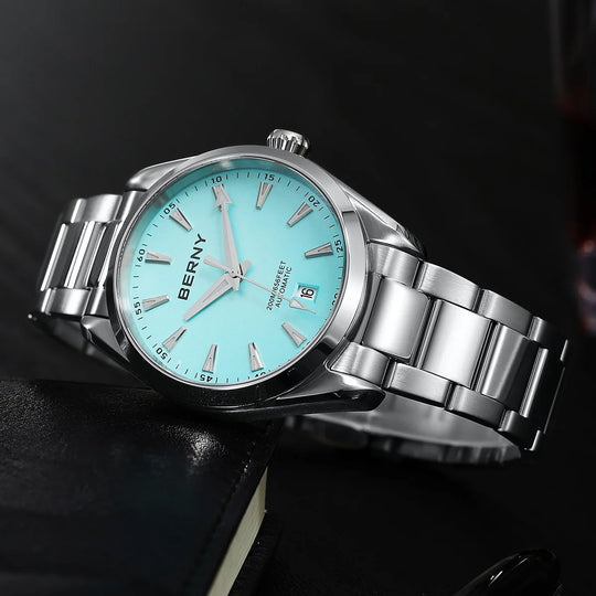 Luxury Automatic Mechanical Watch – Elegant 40mm Stainless Steel AM132M