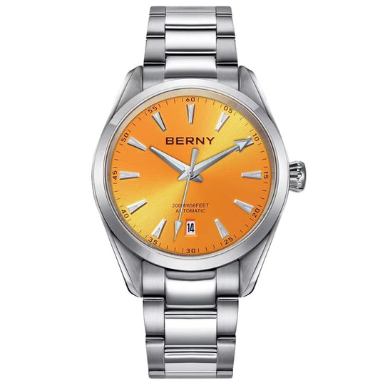 Luxury Automatic Mechanical Watch – Elegant 40mm Stainless Steel AM132M