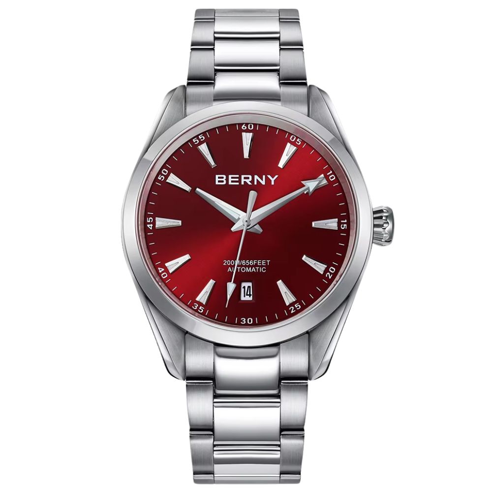 Luxury Automatic Mechanical Watch – Elegant 40mm Stainless Steel AM132M